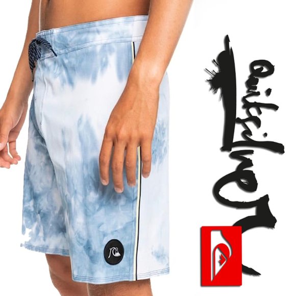 Last pair! 18" Quiksilver SurfSilk  Boardshorts(34) BNWT - Picture 1 of 10